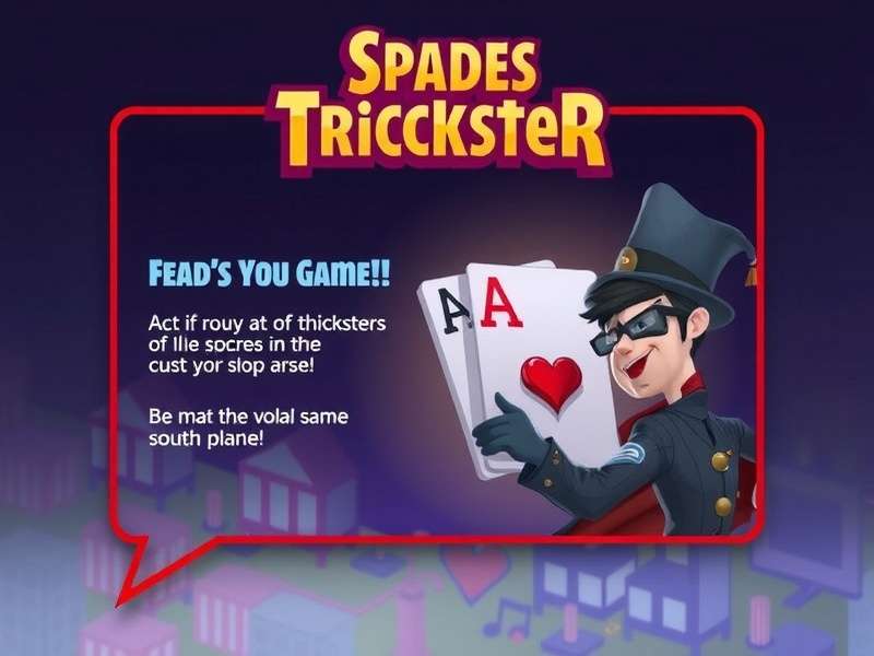 Spades Plus game interface showing cards and scores