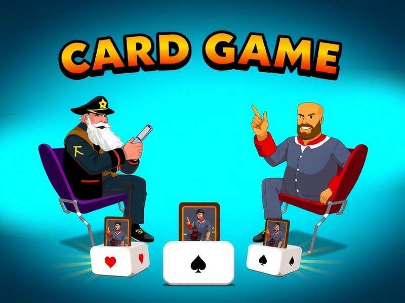 A group of friends playing cards at a sunlit table, laughing