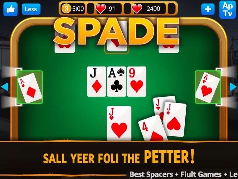 Group of people playing Spades card game online