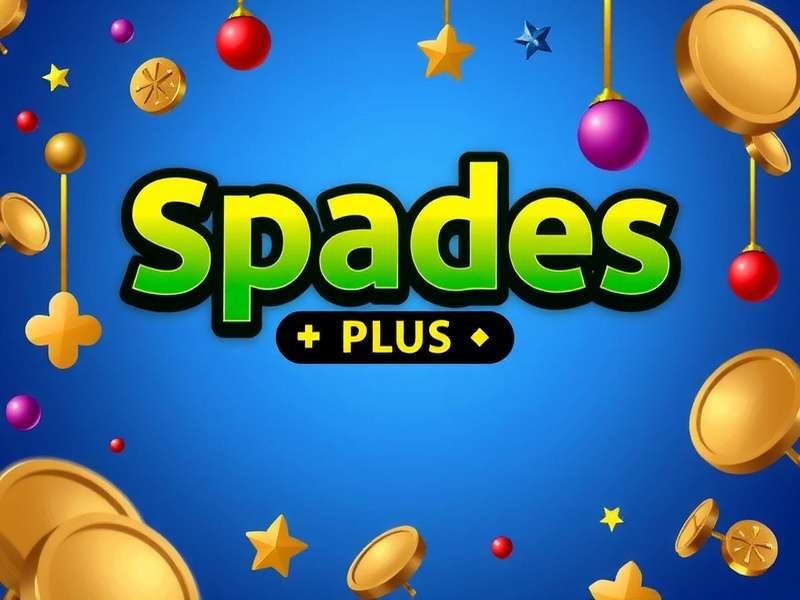 Spades Plus Facebook gameplay interface showing cards and social features