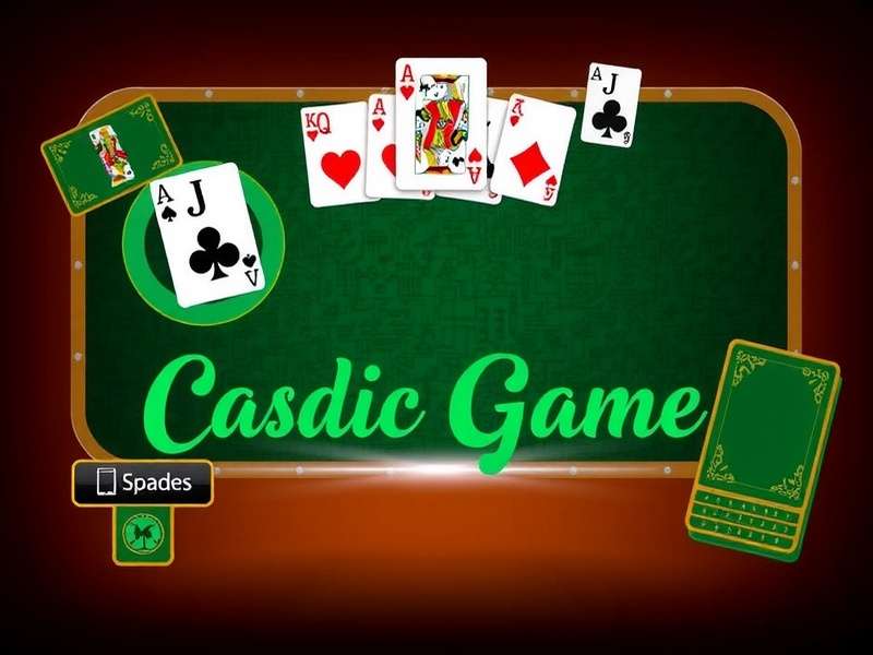 Spades Free Online Card Game Classic — digital table setup with four players