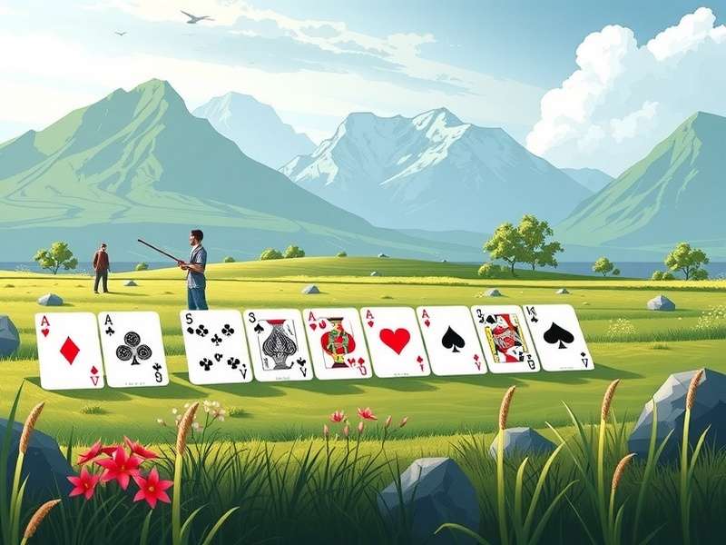 Spades Cards spread on a green felt table with four players' hands visible, India card game session